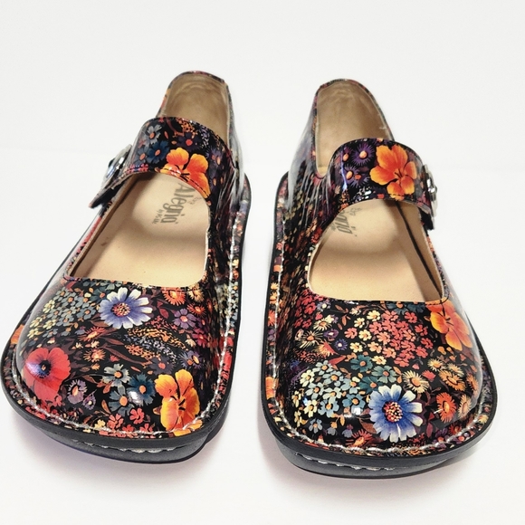 Alegria Shoes Paloma Midnight Garden Mary Jane's - Picture 4 of 12